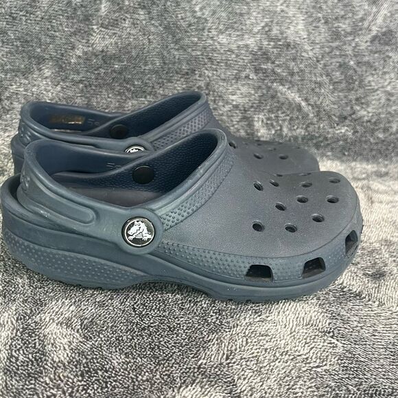 Blue Crocs Classic Clog #clogs kid size J 1 - Picture 3 of 6